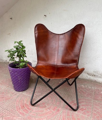 Handmade leather butterfly - handmade,