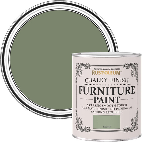 Green upcycled furniture - green, paint