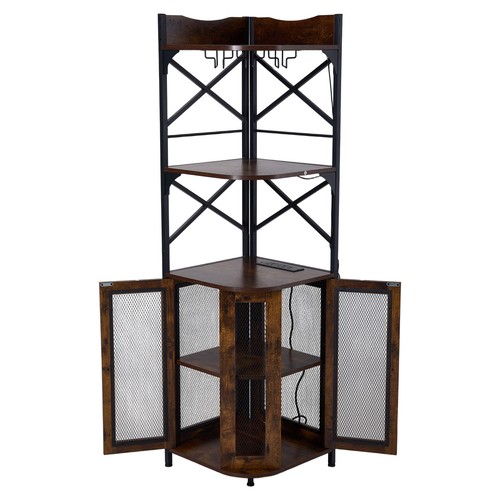 Tier corner wine rack drinks - 5,