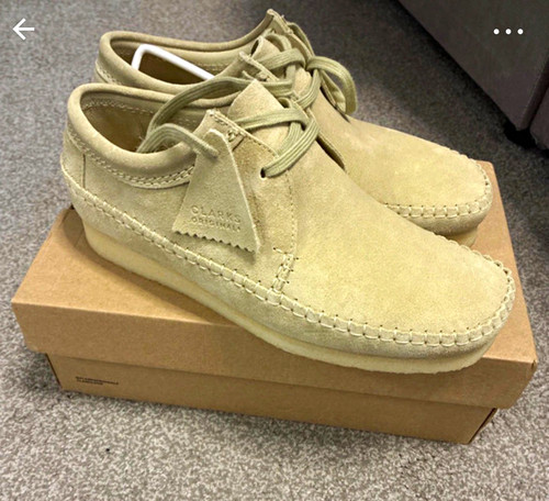 Clarks weaver suede - weaver, beige
