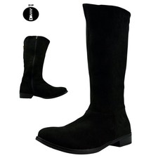 Womens Mid Calf Zip Boots