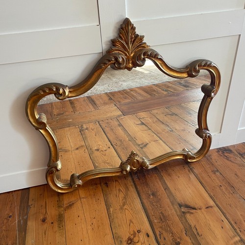 Large gold ornate mirror - large,