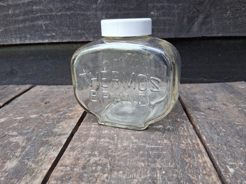Vintage glass thermos - glass,
