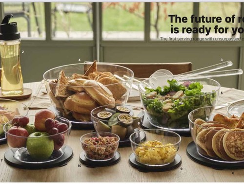 Brand new tupperware - brand, clear