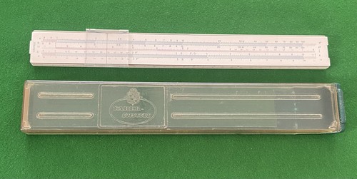 Vintage slide rule faber - slide,