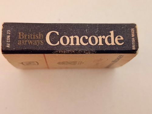 Concorde memorabilia matchbox - concorde,