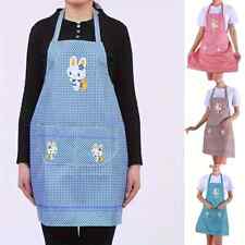 Waterproof Oil Proof PVC Apron With Pocket Butcher Chefs Kitchen Cook BBQ Unisex