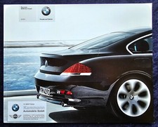 BMW 6 Series, 645 Ci Coupe, E 63, Brochure 2.2003, 88 Pages Kammann