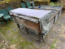 Solid wood hutch for rabbits