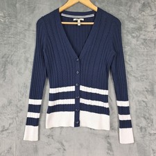 Womens Cardigan Small Blue