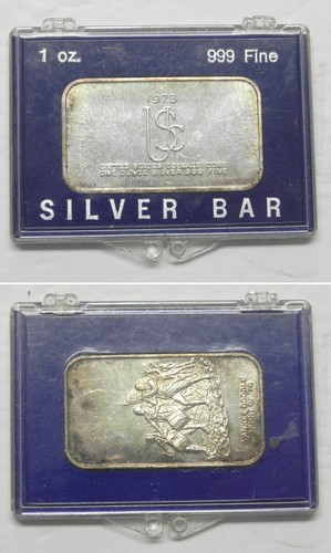 Vintage 1973 1oz 999 - .999, silver