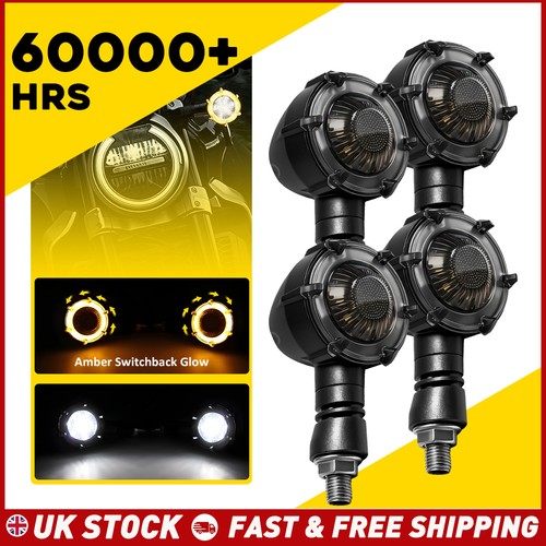 Mini amber motorcycle - 4x,