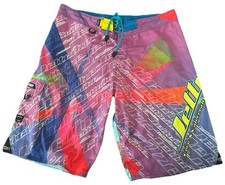 Jettribe Watercraft Racing Shorts Board Surfing Jet Ski Trunks Spellout Size 38
