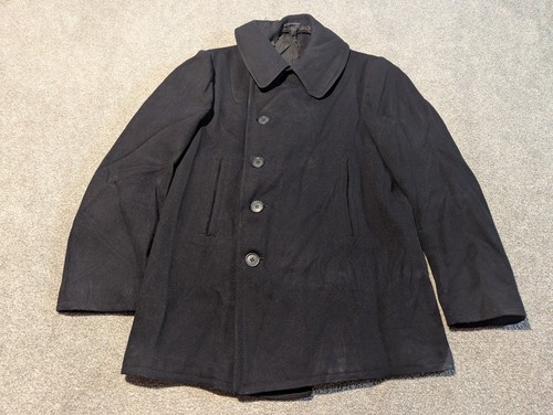 Vintage navy pea coat mens - us,