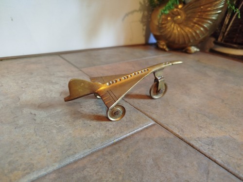 Vintage solid brass concorde - vintage,
