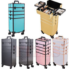 Large Makeup Beauty Cosmetic Case Vanity Trolley Hairdressing Storage Box Drawer