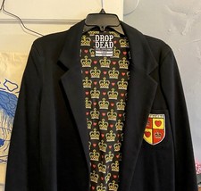 DROP DEAD Prestige Blazer / Mens Size L w/ Garment Bag (Sheffield, England 2010)
