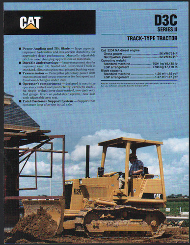 Caterpillar d3c series - "d3c, ii"