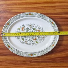 Ridgway Staffordshire Canterbury Ironstone Steak Plates Oval Plate