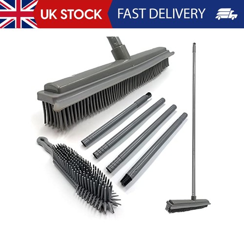 Rubber broom and - broom,