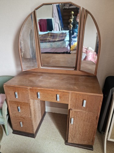 1930s art deco oak - art,