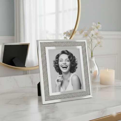 6x8 photo frame silver - frame,