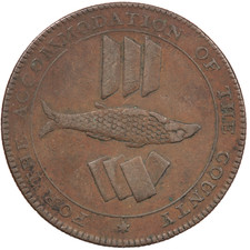 1811 CORNISH MINES ONE 1 PENNY