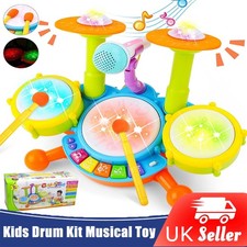 Kids Drum Kit Toy for 1-2 Year