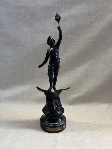 Antique french spelter statue - antique,