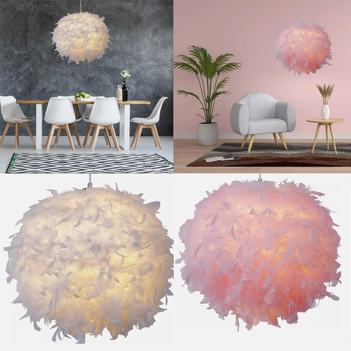 Feather lampshade ceiling - feather,