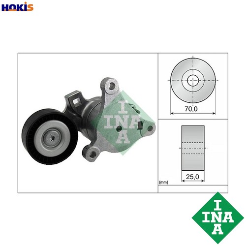 Belt tensioner vribbed - tensioner,
