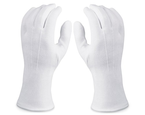 Long wrist white - wrist, cotton