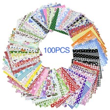100x Patchwork Squares Fabric
