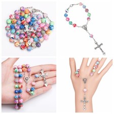Rosary Beads Necklace Bracelet