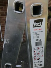 2.7M Ladder Platform Multipurpose Aluminum Folding Extension Scaffold Step 150kg