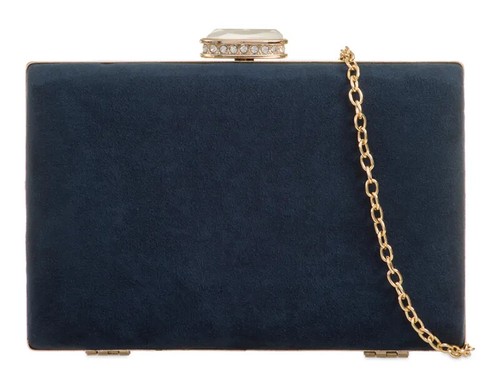 Women suede clutch bag hard - women,