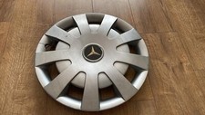 GENUINE MERCEDES 405SJS Hubcap Rim Wheel Cover Hub Cap Trim 16" R16 SILVER