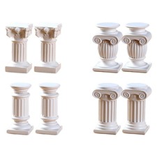 Set of 2 Greek Roman Pillars