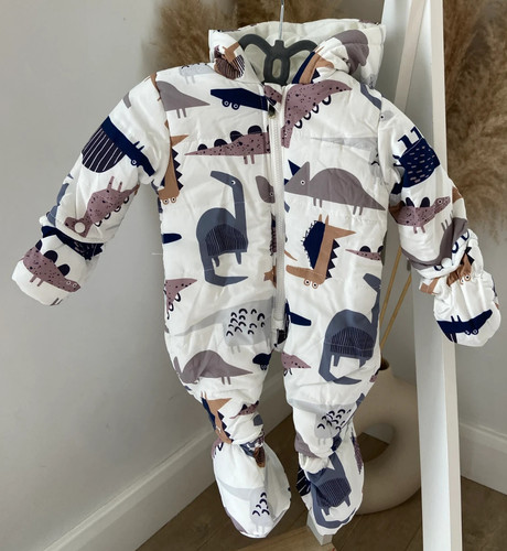 Baby boys dinosaur snowsuit - boys,
