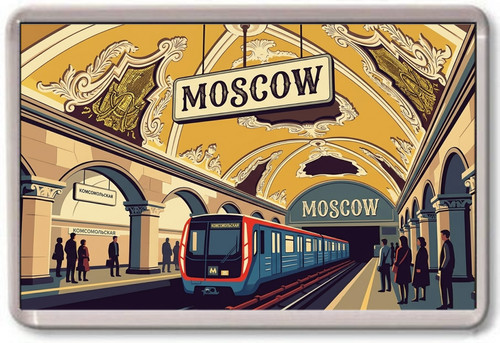 Fridge magnet moscow - magnet,