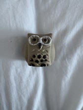 Little Pottery Owl Ornament In