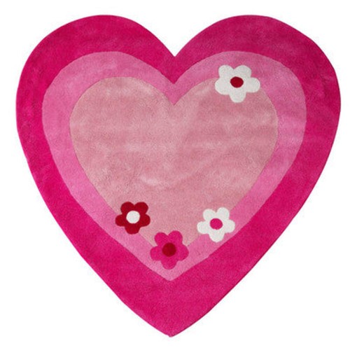 Kids love heart rug - kids,
