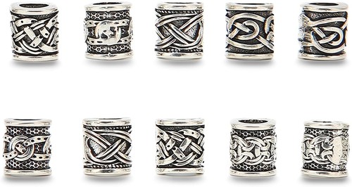 Classic silver viking beard - classic,