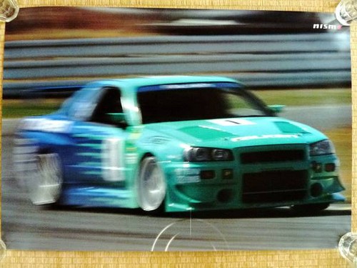 Nismo poster nissan bnr34gt - nissan, bnr34gt-r
