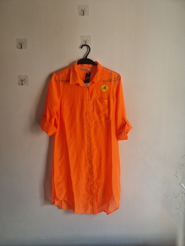 George neon orange sheer - orange,