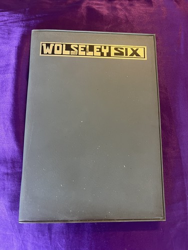 Wolseley six driver - wolseley,