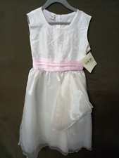Couche tot Girls / party dress / wedding /Bridesmaid /white age 11 BNWT 