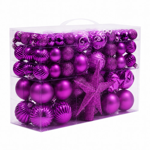 100 christmas baubles tree - 100,