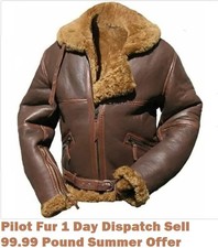Mens RAF Pilot B3 Bomber Real