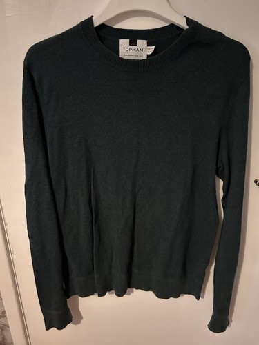 Topman dark green jumper size - dark,